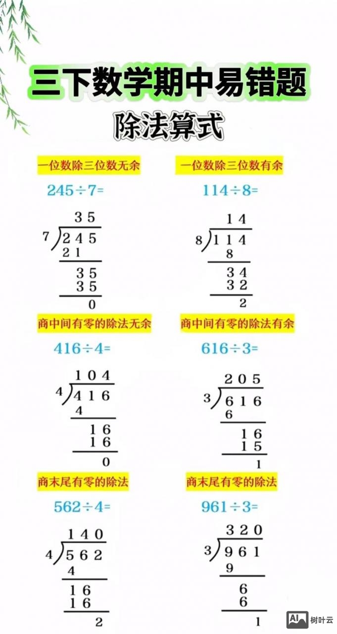 如何讲明白除法竖式