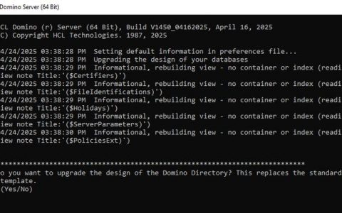 Domino数据库压缩命令如何正确使用？