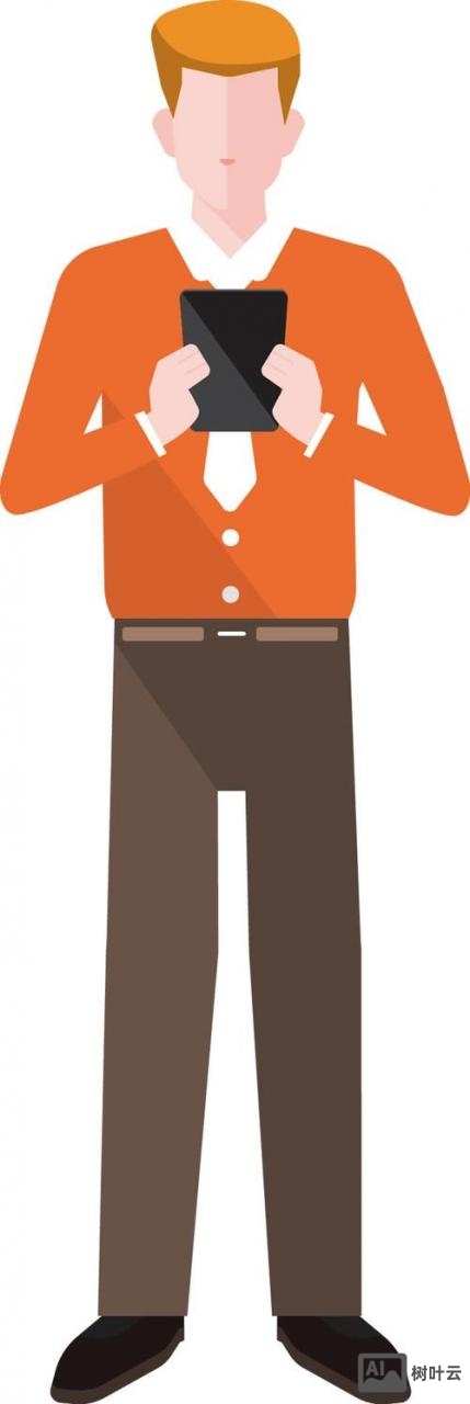 扁平化人物如何画