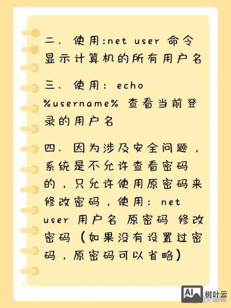 查看当前用户命令行