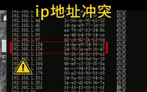 命令行如何查看IP地址？