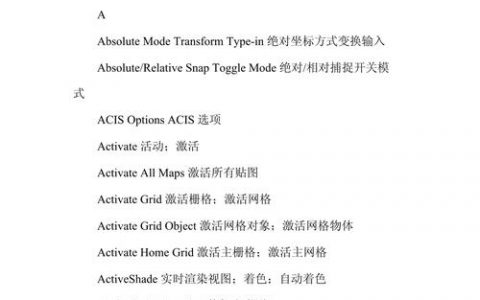 3D桥命令英文是什么？