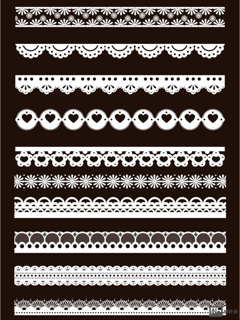 如何用ps制作蕾丝花边