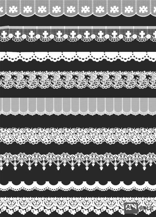 如何用ps制作蕾丝花边