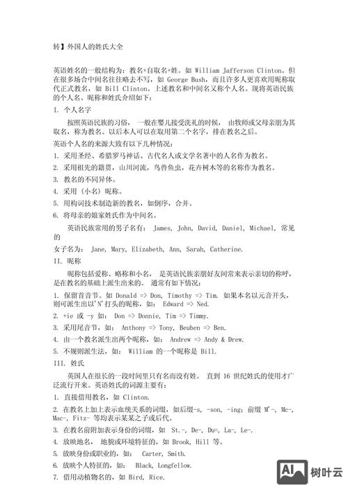 外国人如何省略名字