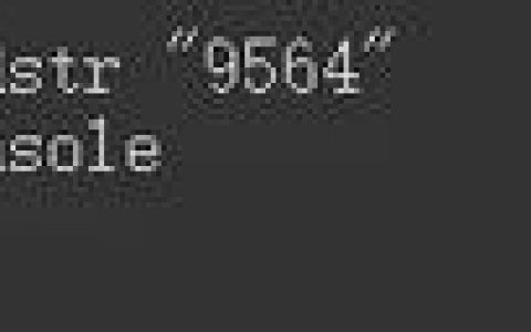 如何查看服务端口命令？