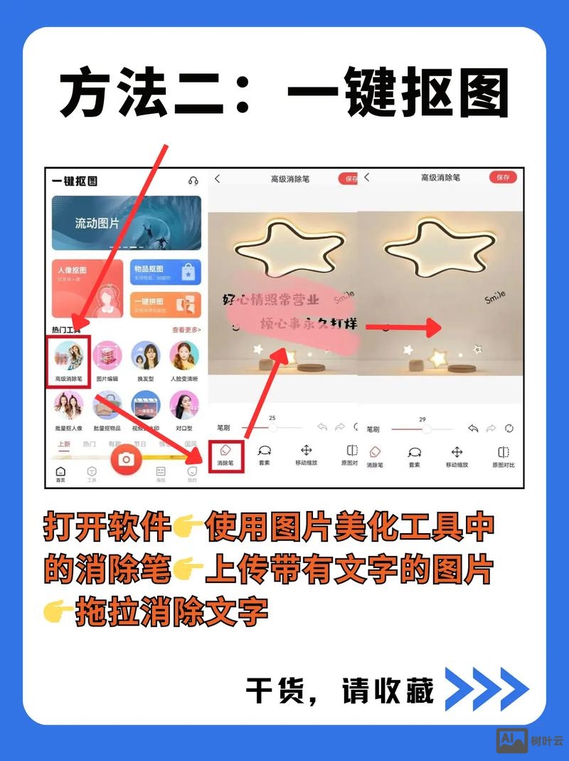 如何在照片上标识文字