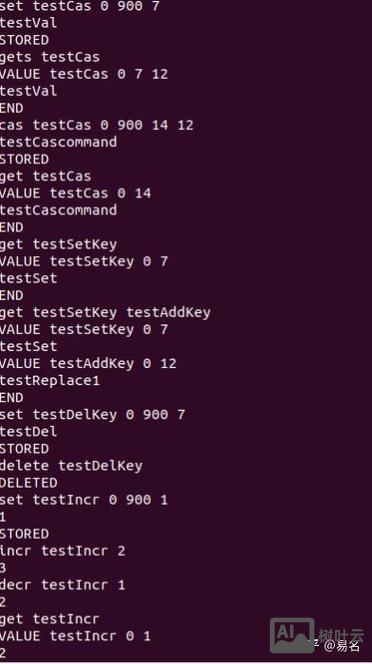 memcache set命令行