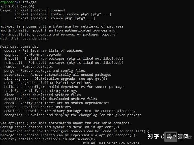 apt get 未找到命令