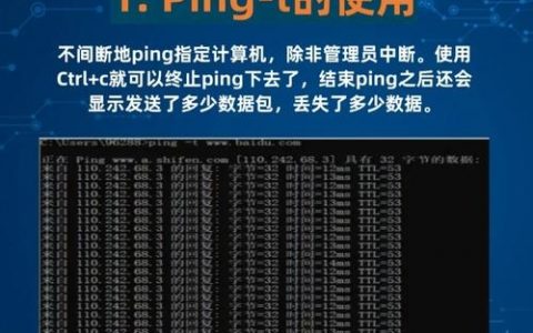 Windows下ping命令如何使用？