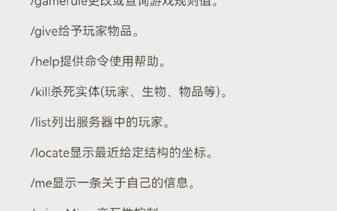 我的世界玩家命令有哪些实用技巧？