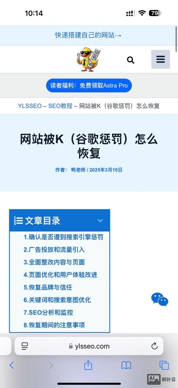 如何判断网站被google k