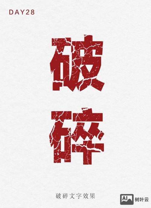 如何做字体撕裂ps