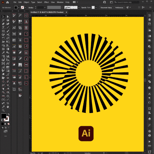 ai上如何做标志