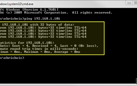 ping命令如何同时测试2个IP?