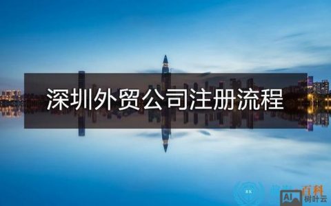 深圳开外贸公司，流程和条件有哪些？