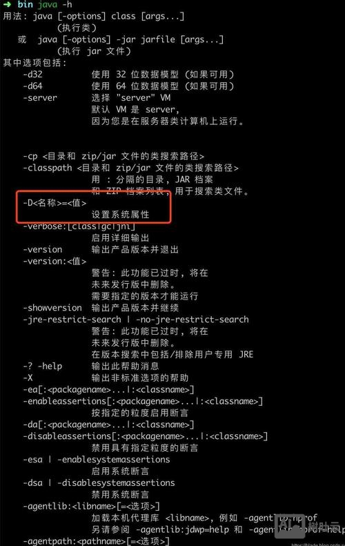 命令行可选参数