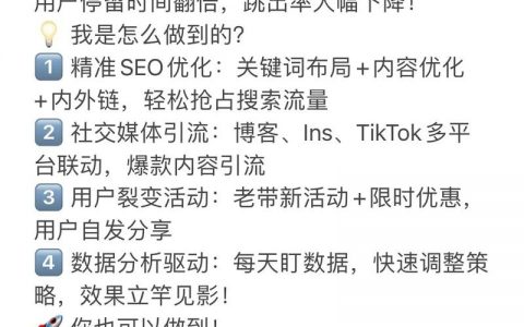 独立网站如何高效吸引流量？