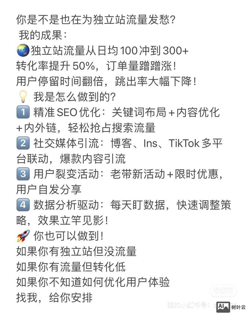 独立网站如何吸引流量