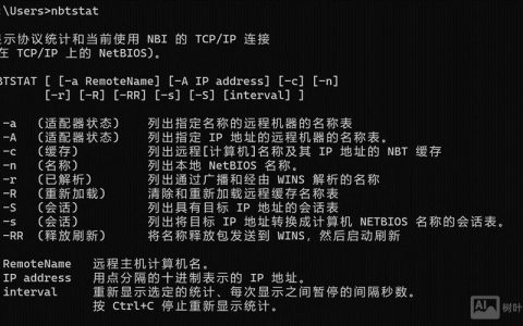 常用IP网络命令有哪些？