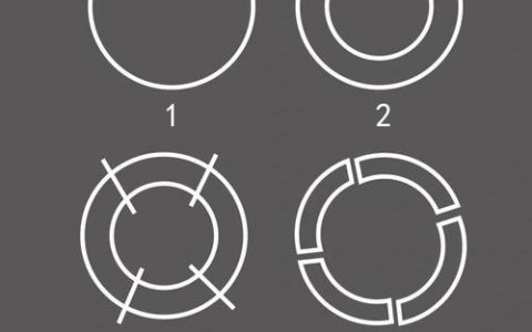 PS6如何精确绘制圆环？