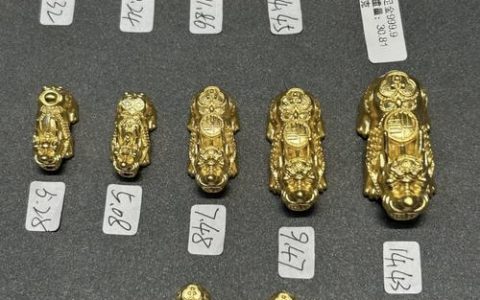 黄金貔貅重量如何准确称量？
