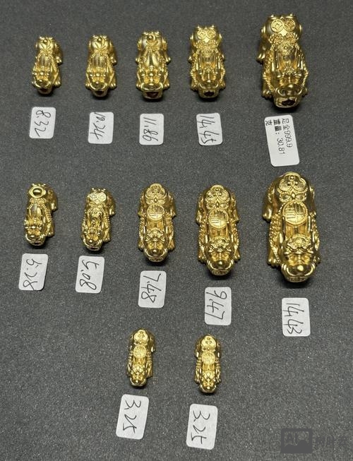 如何知道黄金貔貅多少克
