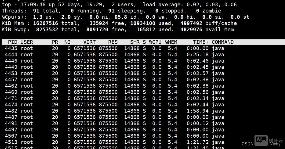 linux查看系统进程命令