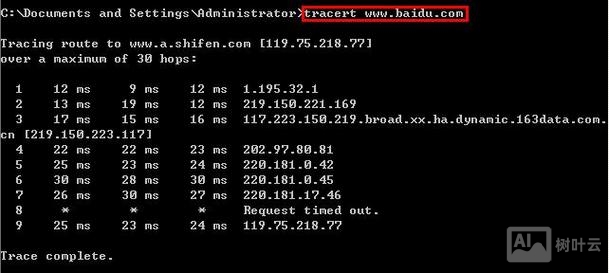 tracert命令的功能是