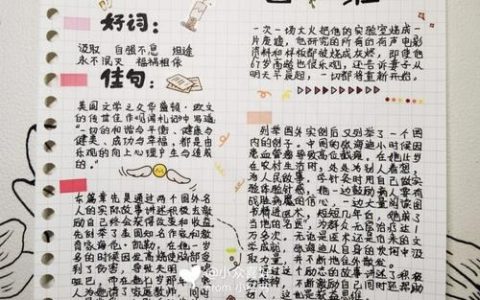 读书笔记排版如何兼顾美观与实用？