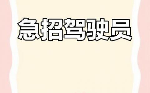 新疆A1照驾驶员招聘，薪资待遇如何？