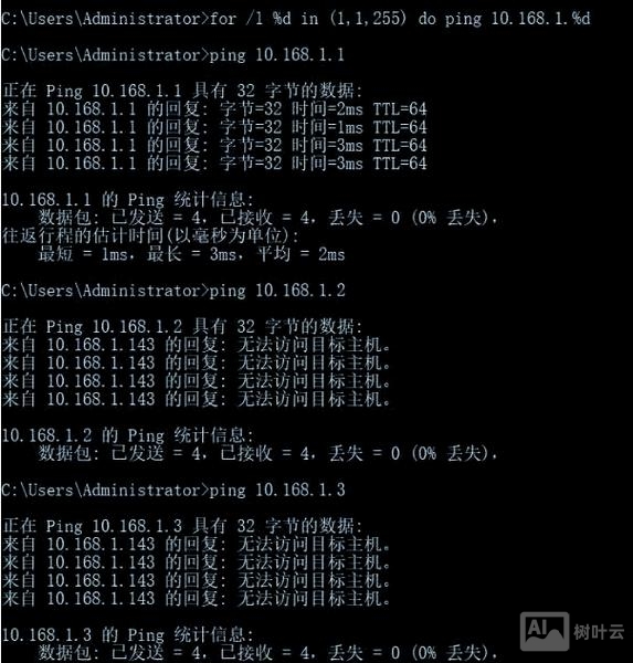 ping命令参数的使用