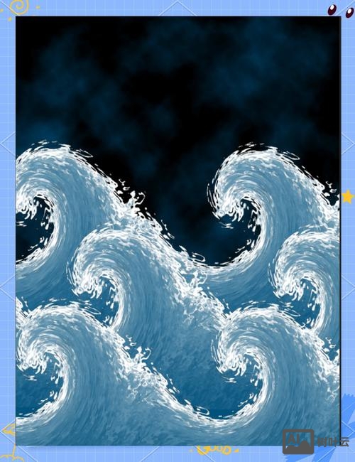 如何用PS做出水纹