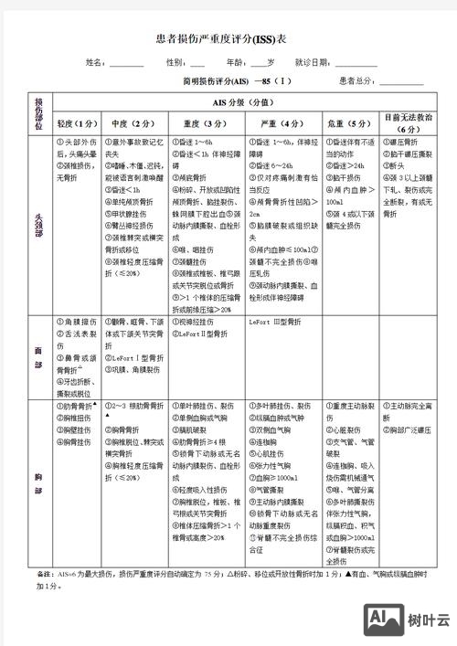 Iss评分如何快速记忆