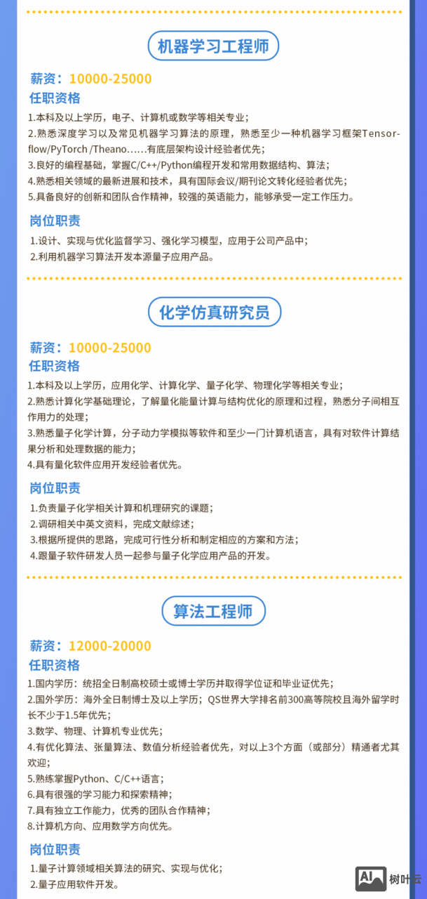 软件工程师的招聘要求