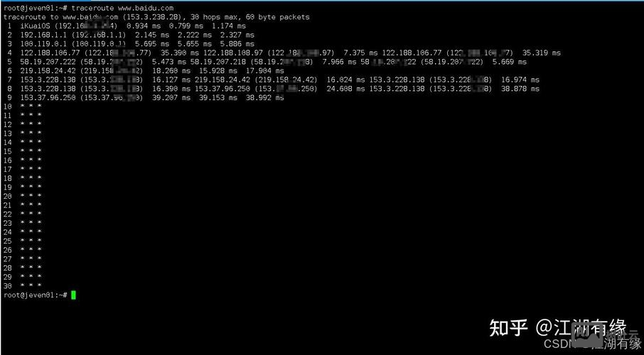 查看网络路径命令