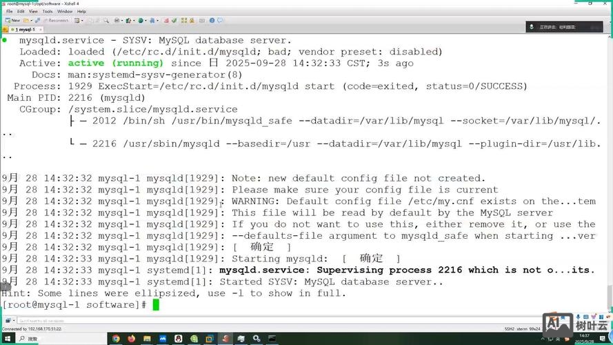 centos mysql 启动命令