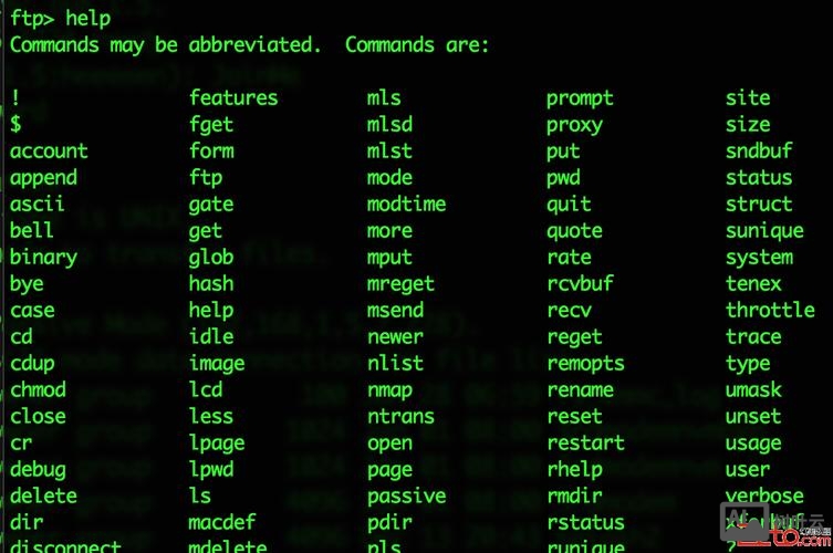 ftp命令 复制文件