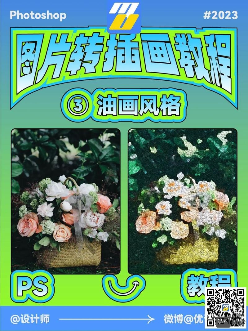 如何photoshop出油画质感