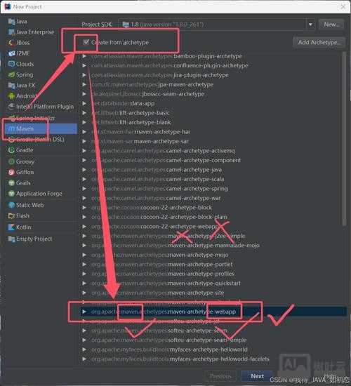 mvn命令创建项目