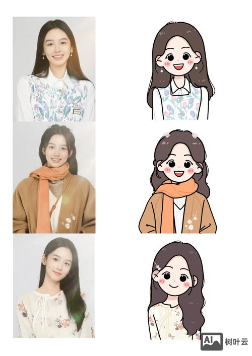 如何把真人做成q版