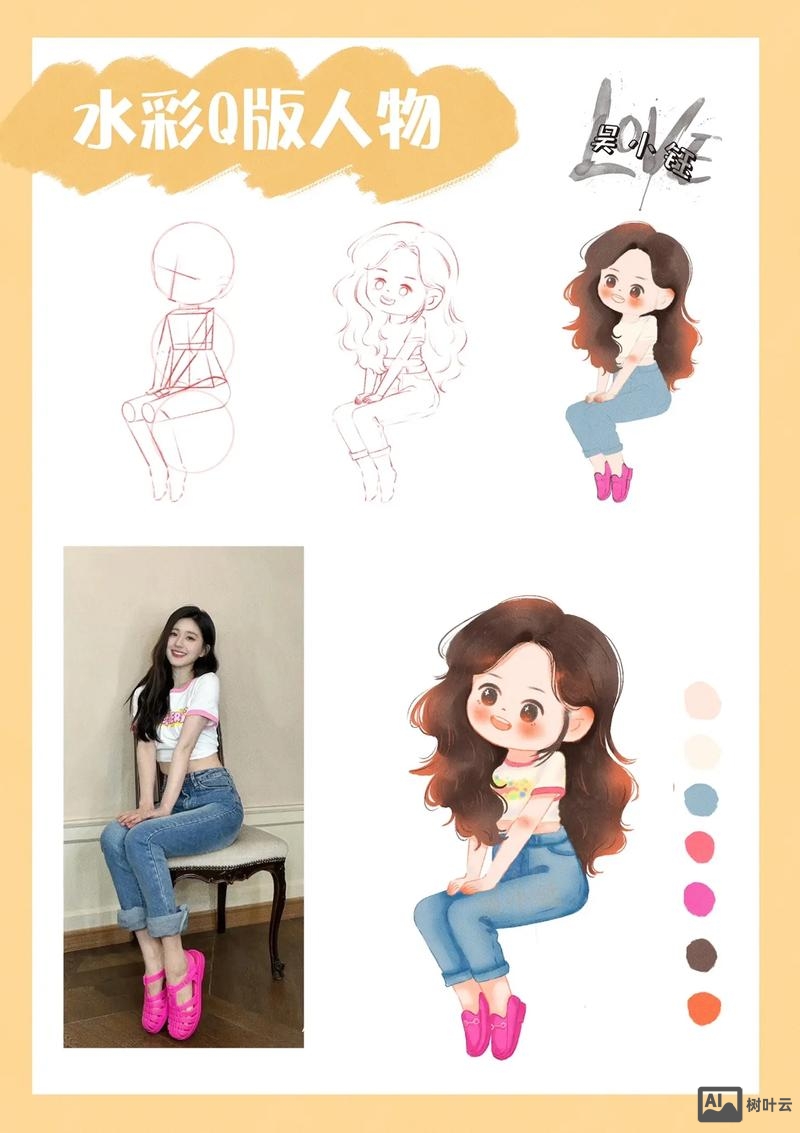 如何把真人做成q版