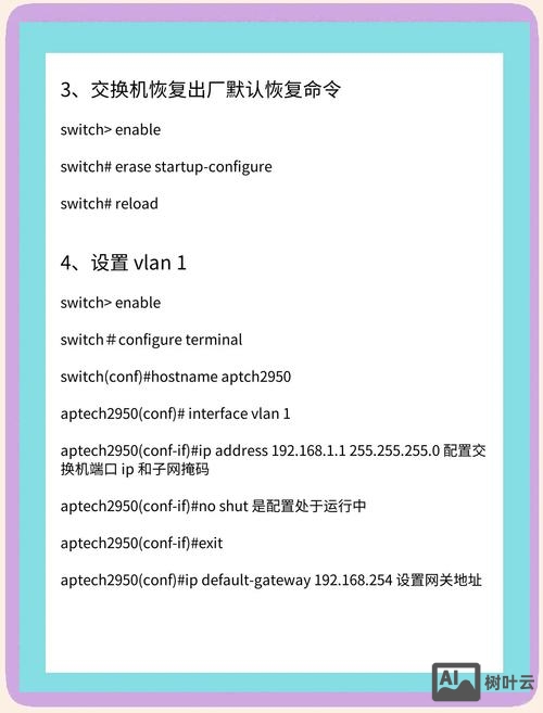 思科常用配置命令