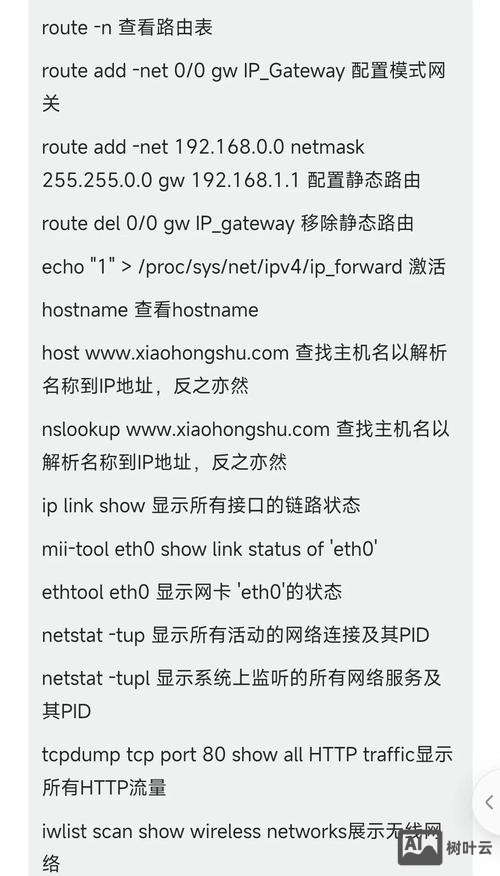 linux网络设置命令