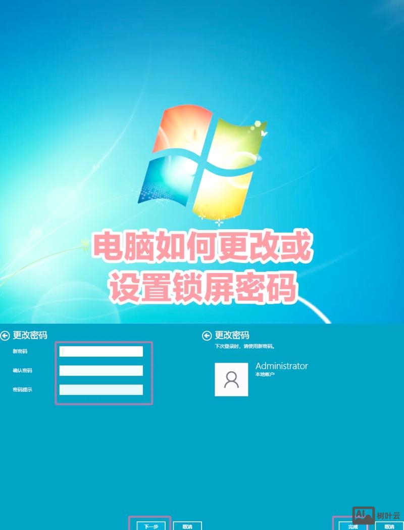 windows 修改密码 命令