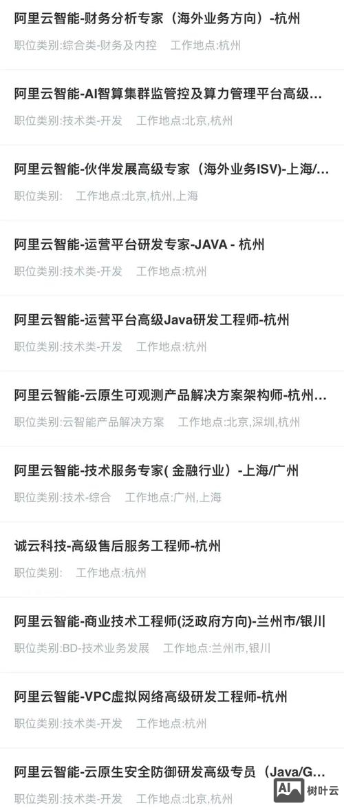 云计算技术与应用招聘