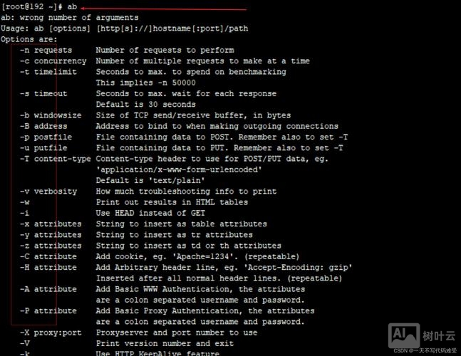 ab 压测 命令