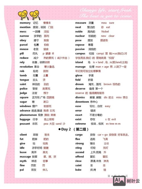 如何快速背单词词语