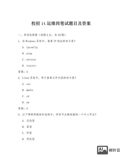 智联招聘 it面试题