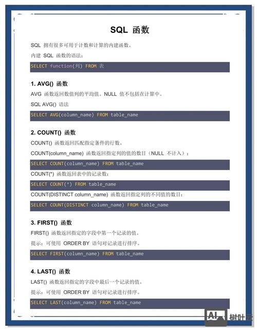 sql中如何创建函数